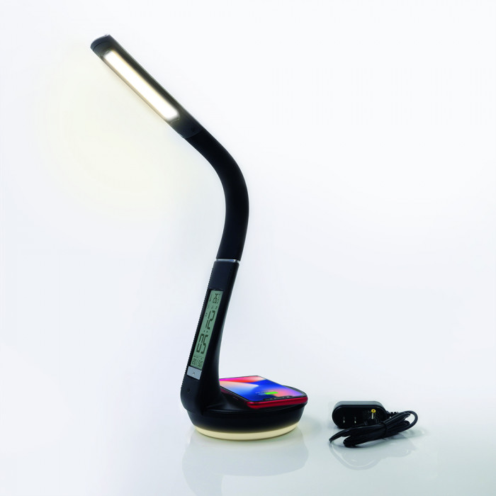 Smart Lamp ดำ RIN Swan Wireless charger PLUG IN 24LED