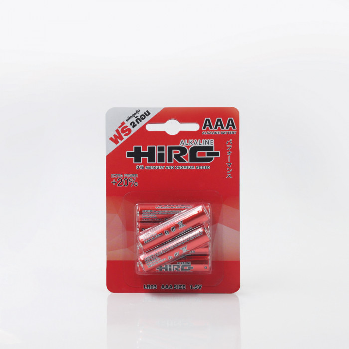 HIRO Alkaline AAA Battery pack 6